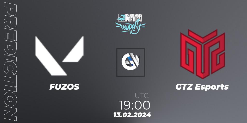 FUZOS vs GTZ Esports: Match Prediction. 13.02.24, VALORANT, VALORANT Challengers 2024 Portugal: Tempest Split 1