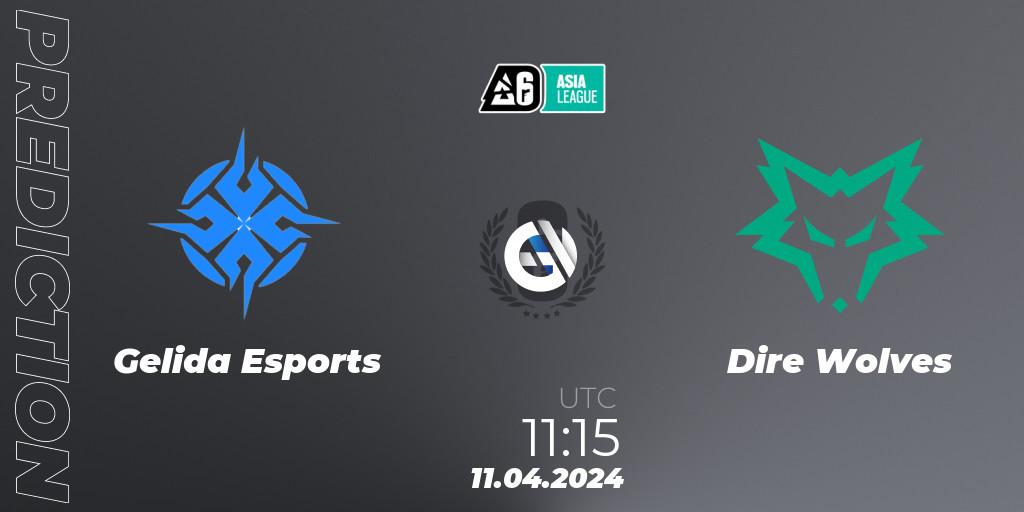 Gelida Esports vs Dire Wolves: Match Prediction. 11.04.24, Rainbow Six, Asia League 2024 - Stage 1