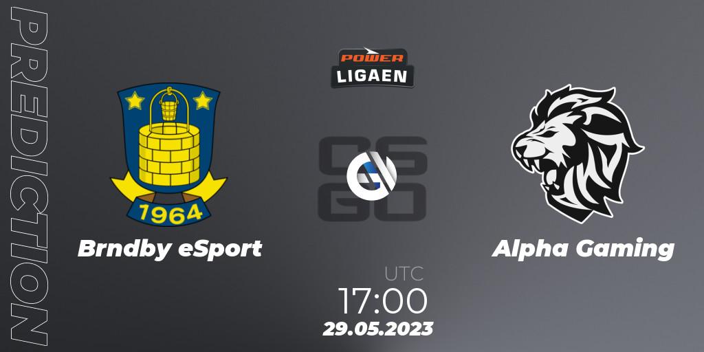 Brøndby eSport vs Alpha Gaming: Match Prediction. 29.05.2023 at 17:00, Counter-Strike (CS2), Dust2.dk Ligaen Season 23