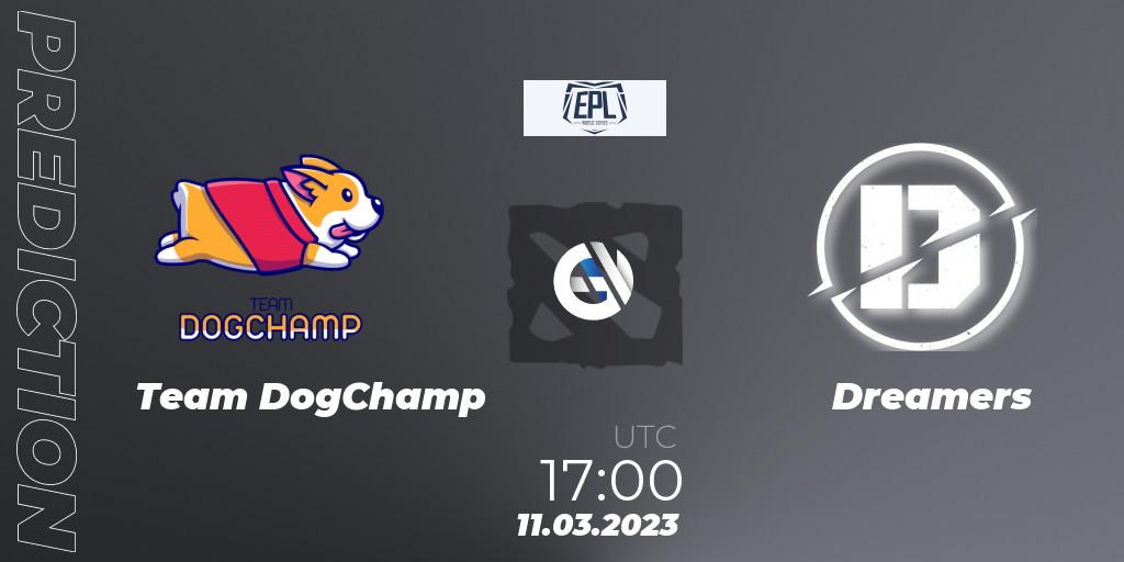 Team DogChamp vs Dreamers: Match Prediction. 11.03.2023 at 17:04, Dota 2, European Pro League World Series America Season 4