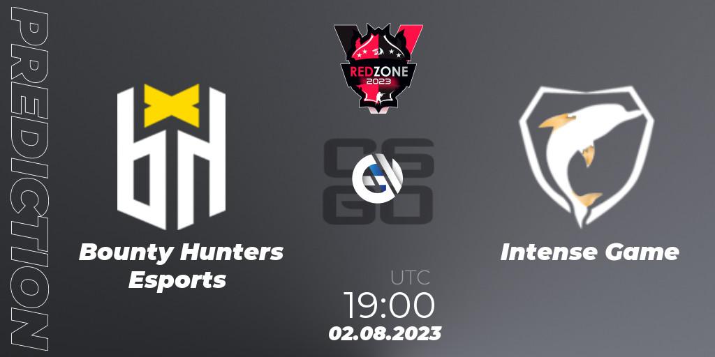 Bounty Hunters Esports vs Intense Game: Match Prediction. 02.08.2023 at 19:00, Counter-Strike (CS2), RedZone PRO League Season 5