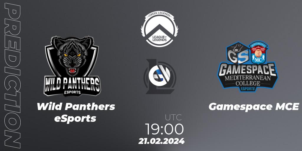 Wild Panthers eSports vs Gamespace MCE: Match Prediction. 21.02.2024 at 19:00, LoL, GLL Spring 2024