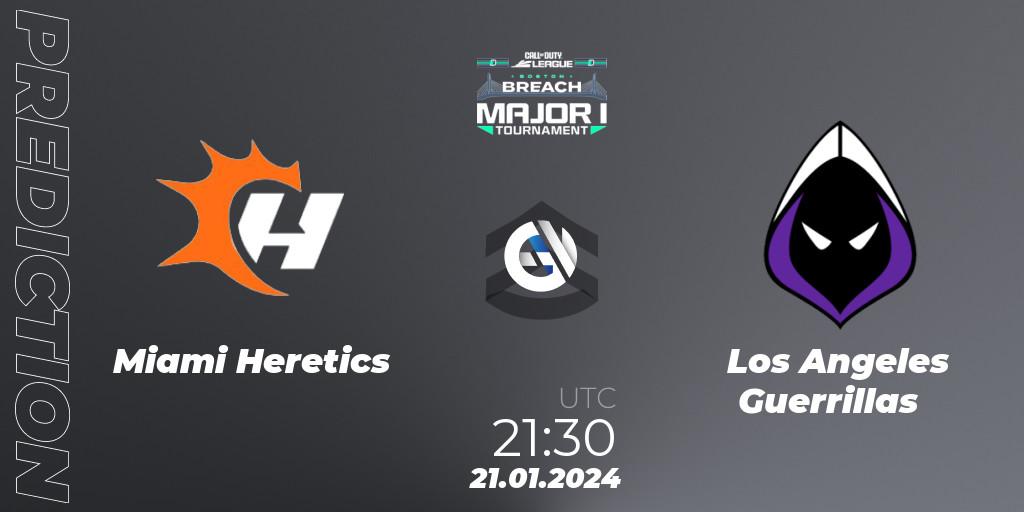 Miami Heretics vs Los Angeles Guerrillas: Match Prediction. 20.01.2024 at 21:30, Call of Duty, Call of Duty League 2024: Stage 1 Major Qualifiers