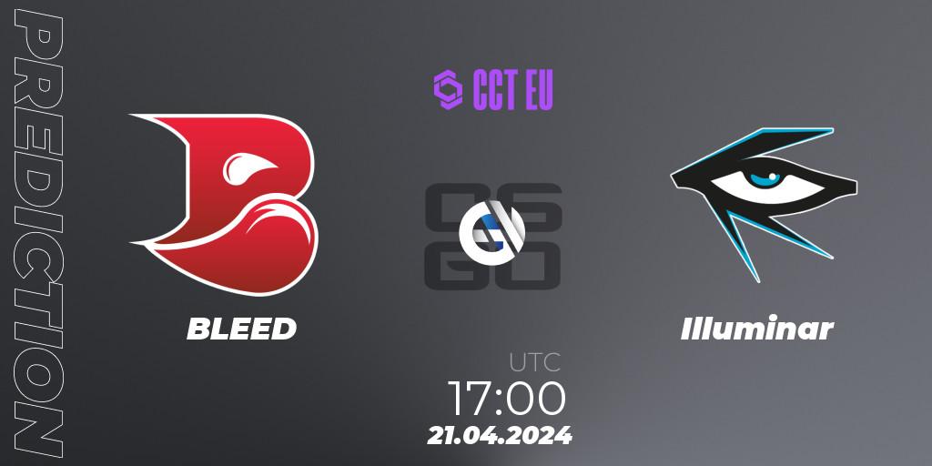 BLEED vs Illuminar: Match Prediction. 21.04.2024 at 17:20, Counter-Strike (CS2), CCT Season 2 Europe Series 1