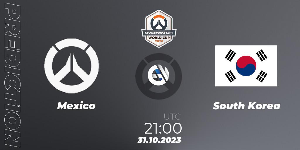 Mexico vs South Korea: Match Prediction. 31.10.23, Overwatch, Overwatch World Cup 2023