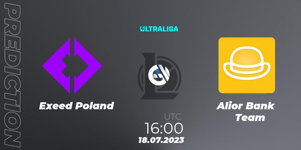 Exeed Poland vs Alior Bank Team: Match Prediction. 18.07.2023 at 16:00, LoL, Ultraliga Season 10 2023 Regular Season