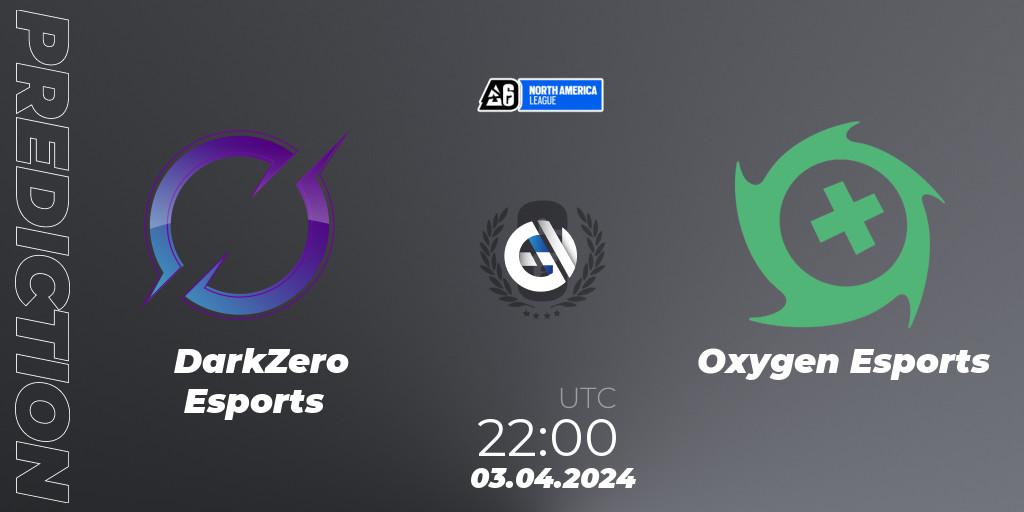 DarkZero Esports vs Oxygen Esports: Match Prediction. 03.04.24, Rainbow Six, North America League 2024 - Stage 1