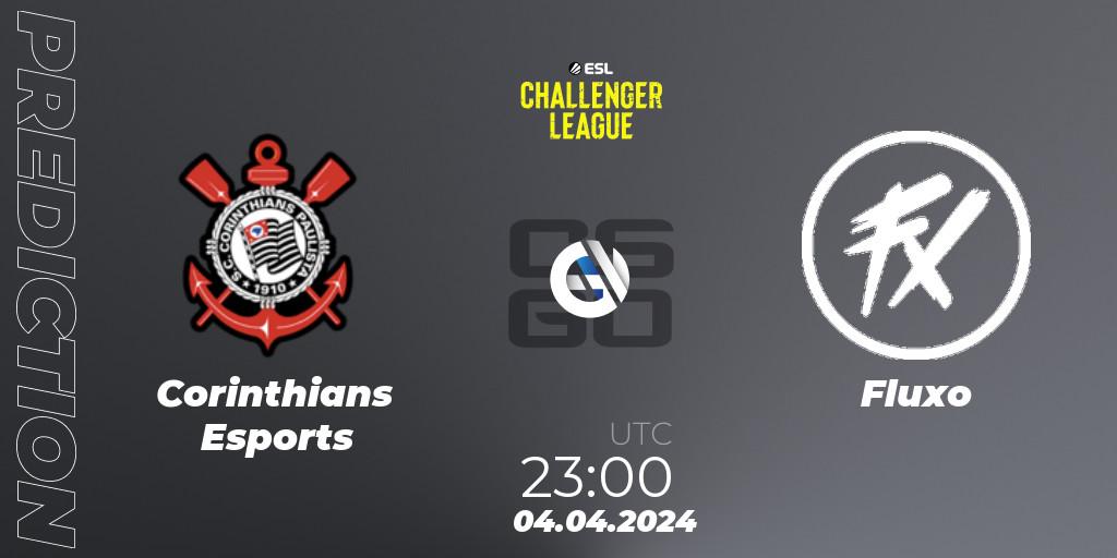 Corinthians Esports vs Fluxo: Match Prediction. 04.04.2024 at 23:00, Counter-Strike (CS2), ESL Challenger League Season 47: South America