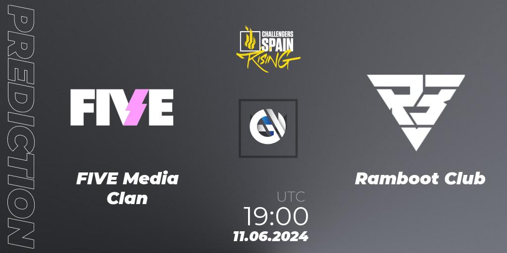 FIVE Media Clan vs Ramboot Club: Match Prediction. 11.06.2024 at 19:00, VALORANT, VALORANT Challengers 2024 Spain: Rising Split 2