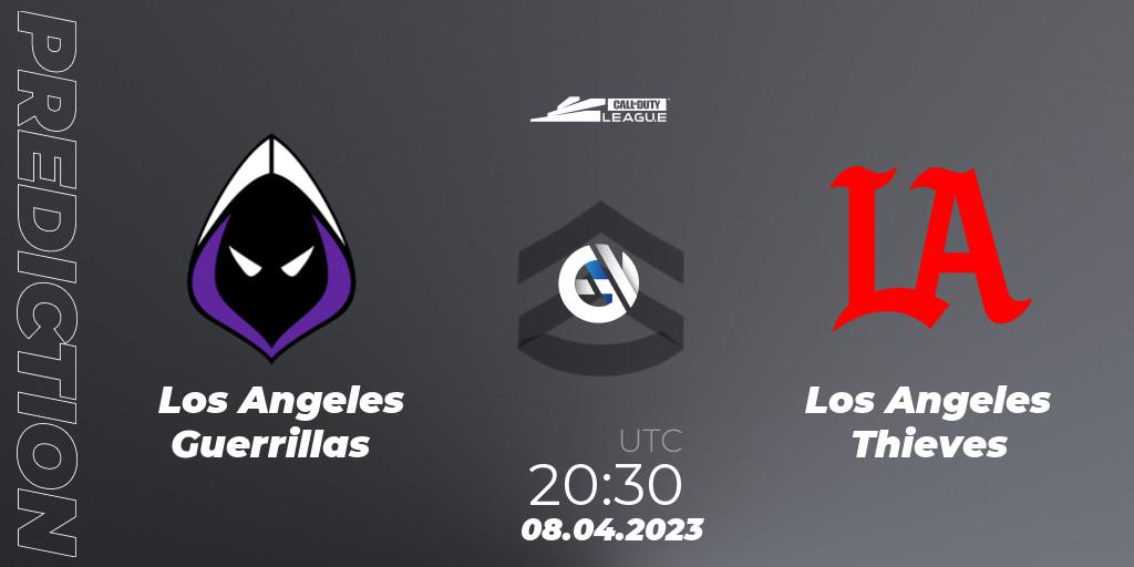 Los Angeles Guerrillas vs Los Angeles Thieves: Match Prediction. 08.04.2023 at 20:30, Call of Duty, Call of Duty League 2023: Stage 4 Major Qualifiers