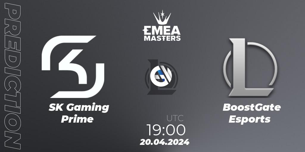 SK Gaming Prime vs BoostGate Esports: Match Prediction. 20.04.24, LoL, EMEA Masters Spring 2024 - Group Stage