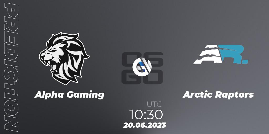 Alpha Gaming vs Arctic Raptors: Match Prediction. 20.06.2023 at 10:30, Counter-Strike (CS2), European Pro League Season 9: Division 2