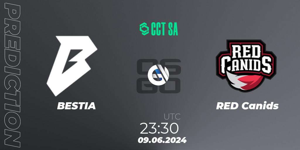 BESTIA vs RED Canids: Match Prediction. 10.06.2024 at 00:00, Counter-Strike (CS2), CCT Season 2 South America Series 1