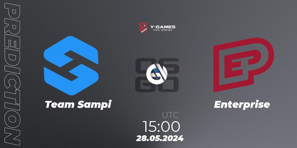 Team Sampi vs Enterprise: Match Prediction. 28.05.2024 at 15:00, Counter-Strike (CS2), Y-Games PRO Series 2024