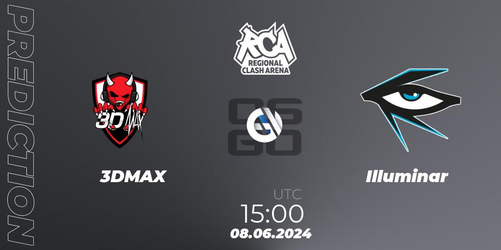 3DMAX vs Illuminar: Match Prediction. 08.06.2024 at 15:00, Counter-Strike (CS2), Regional Clash Arena Europe