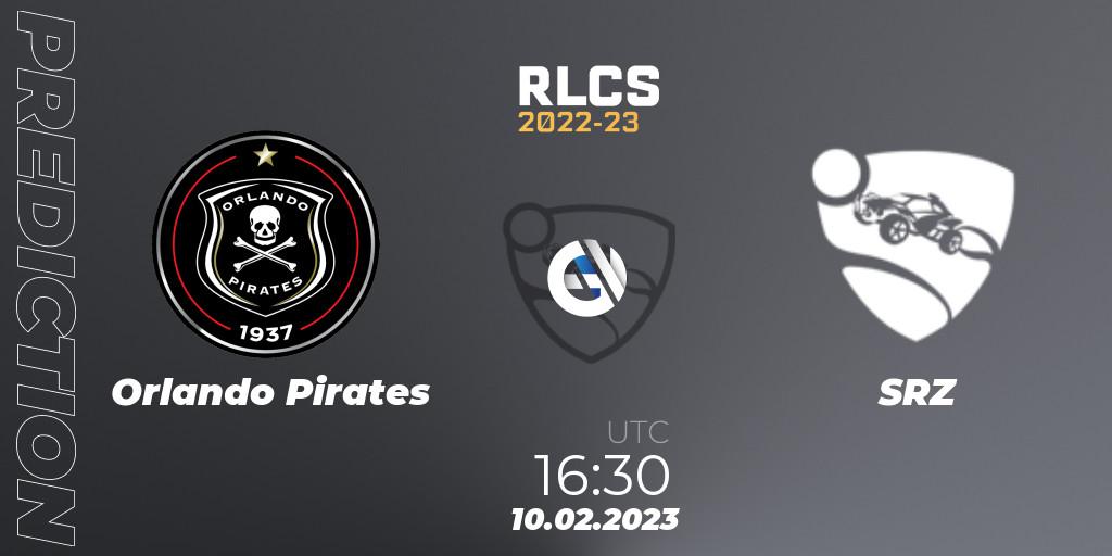 Orlando Pirates vs SRZ: Match Prediction. 10.02.2023 at 16:30, Rocket League, RLCS 2022-23 - Winter: Sub-Saharan Africa Regional 2 - Winter Cup