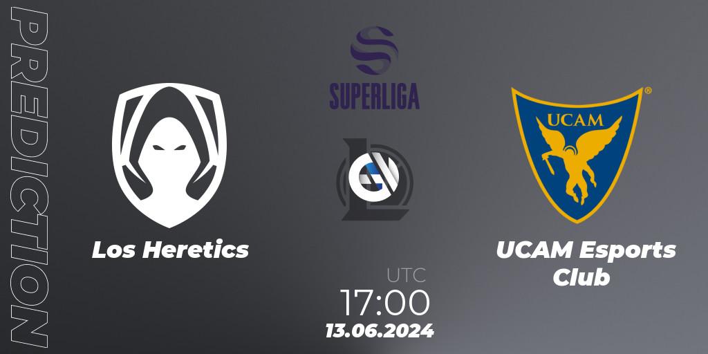 Los Heretics vs UCAM Esports Club: Match Prediction. 13.06.2024 at 17:00, LoL, LVP Superliga Summer 2024