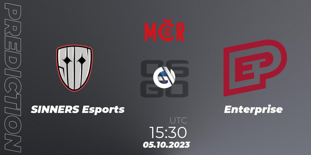 SINNERS Esports vs Enterprise: Match Prediction. 05.10.2023 at 12:00, Counter-Strike (CS2), Tipsport Cup Prague Fall 2023: Online Stage