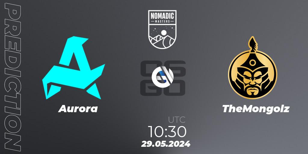 Aurora vs TheMongolz: Match Prediction. 29.05.2024 at 10:45, Counter-Strike (CS2), MESA Nomadic Masters: Spring 2024