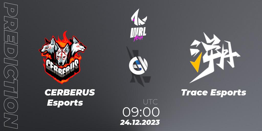 CERBERUS Esports vs Trace Esports: Match Prediction. 24.12.2023 at 09:00, Wild Rift, WRL Asia 2023 - Season 2 - Regular Season