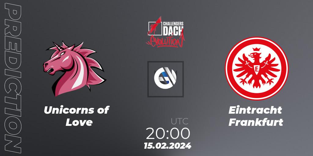 Unicorns of Love vs Eintracht Frankfurt: Match Prediction. 15.02.2024 at 20:00, VALORANT, VALORANT Challengers 2024 DACH: Evolution Split 1