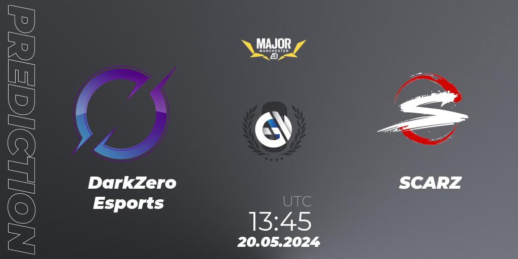 DarkZero Esports vs SCARZ: Match Prediction. 20.05.2024 at 12:15, Rainbow Six, BLAST R6 Major Manchester 2024