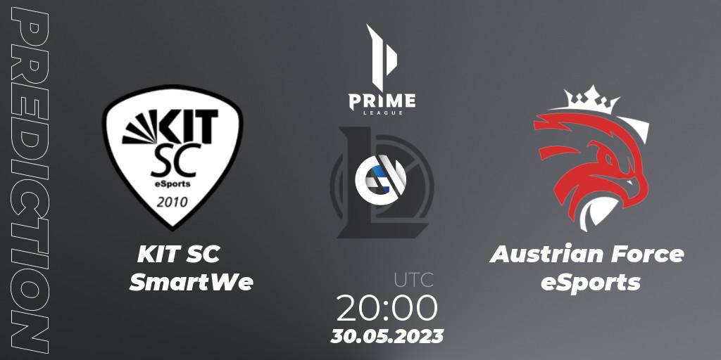 KIT SC SmartWe vs Austrian Force eSports: Match Prediction. 30.05.2023 at 20:00, LoL, Prime League 2nd Division Summer 2023