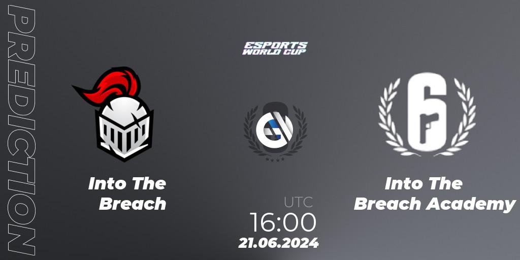 Into The Breach vs Into The Breach Academy: Match Prediction. 21.06.2024 at 16:00, Rainbow Six, Esports World Cup 2024: Europe OQ