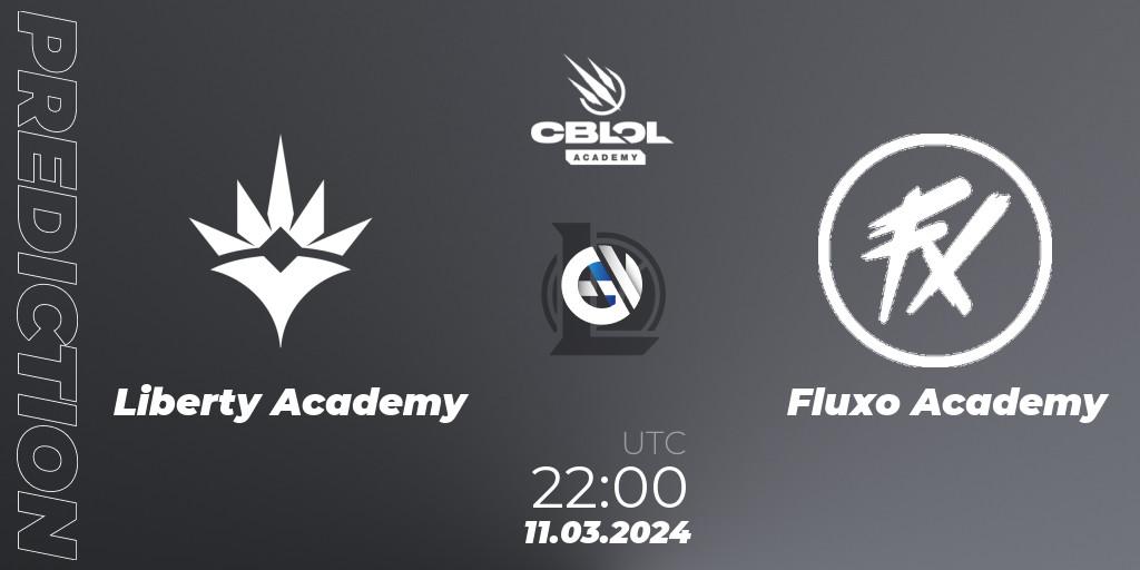 Liberty Academy vs Fluxo Academy: Match Prediction. 11.03.2024 at 22:00, LoL, CBLOL Academy Split 1 2024