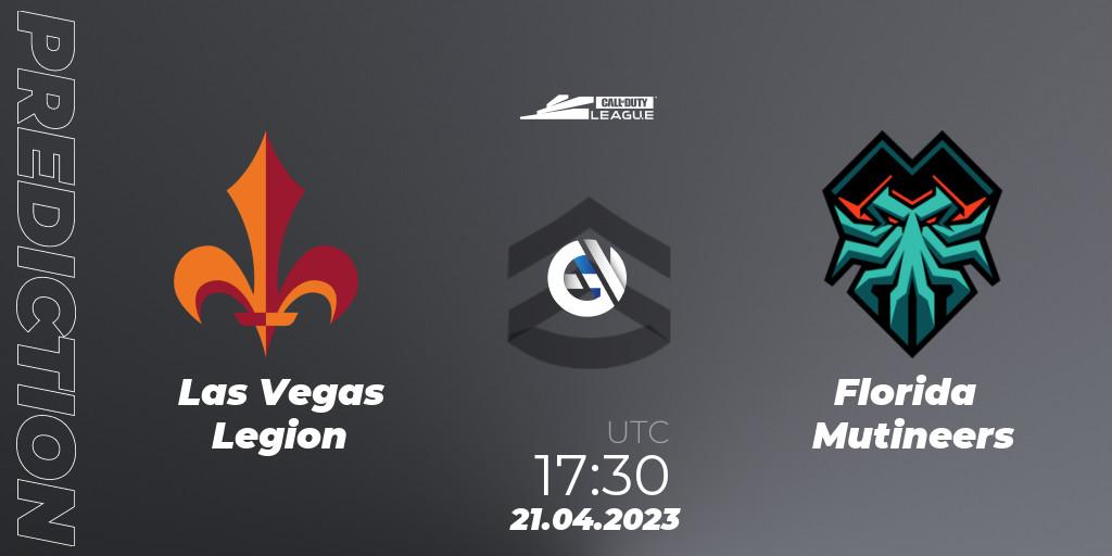 Las Vegas Legion vs Florida Mutineers: Match Prediction. 21.04.2023 at 17:30, Call of Duty, Call of Duty League 2023: Stage 4 Major