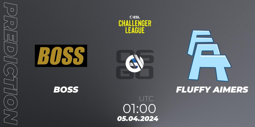 BOSS vs FLUFFY AIMERS: Match Prediction. 05.04.2024 at 00:00, Counter-Strike (CS2), ESL Challenger League Season 47: North America