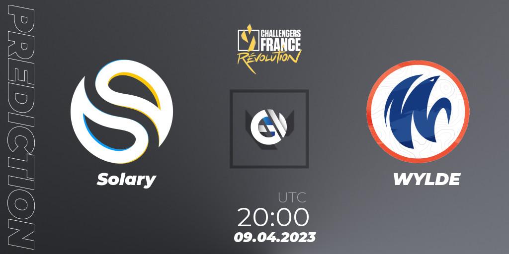 Solary vs WYLDE: Match Prediction. 09.04.2023 at 20:30, VALORANT, VALORANT Challengers France: Revolution Split 2 - Regular Season