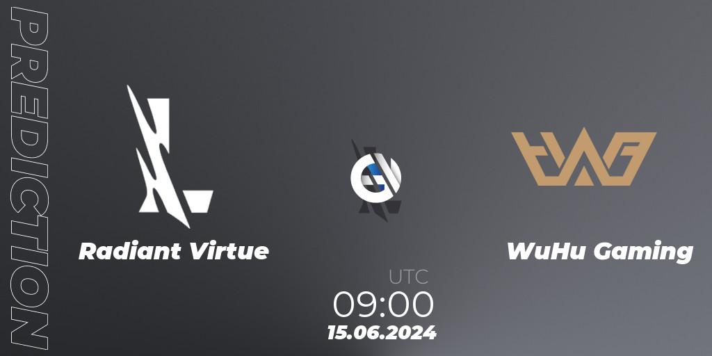 Radiant Virtue vs WuHu Gaming: Match Prediction. 15.06.2024 at 09:00, Wild Rift, Wild Rift Super League Summer 2024 - 5v5 Tournament Group Stage