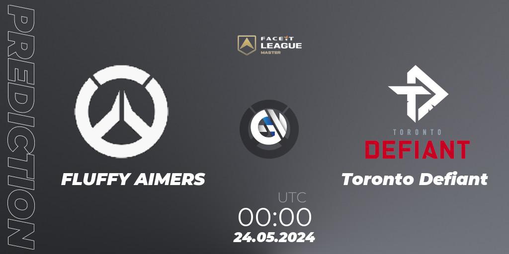 FLUFFY AIMERS vs Toronto Defiant: Match Prediction. 24.05.2024 at 00:00, Overwatch, FACEIT League Season 1 - NA Master Road to EWC