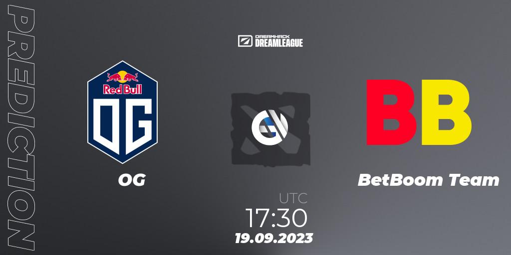 OG vs BetBoom Team: Match Prediction. 19.09.2023 at 17:50, Dota 2, DreamLeague Season 21