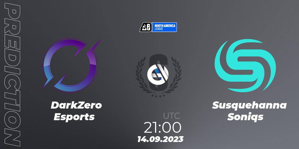 DarkZero Esports vs Susquehanna Soniqs: Match Prediction. 14.09.2023 at 21:00, Rainbow Six, North America League 2023 - Stage 2