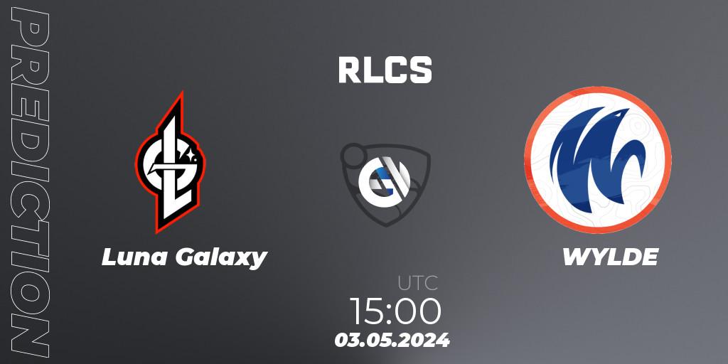 Luna Galaxy vs WYLDE: Match Prediction. 03.05.2024 at 15:00, Rocket League, RLCS 2024 - Major 2: EU Open Qualifier 4