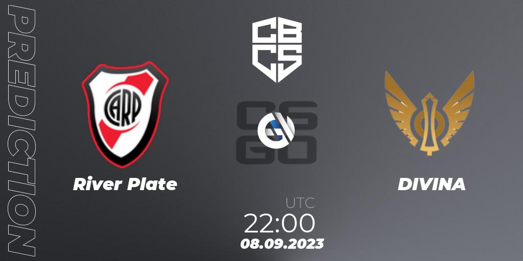 River Plate vs DIVINA: Match Prediction. 08.09.2023 at 22:00, Counter-Strike (CS2), CBCS 2023 Season 2: Open Qualifier #1