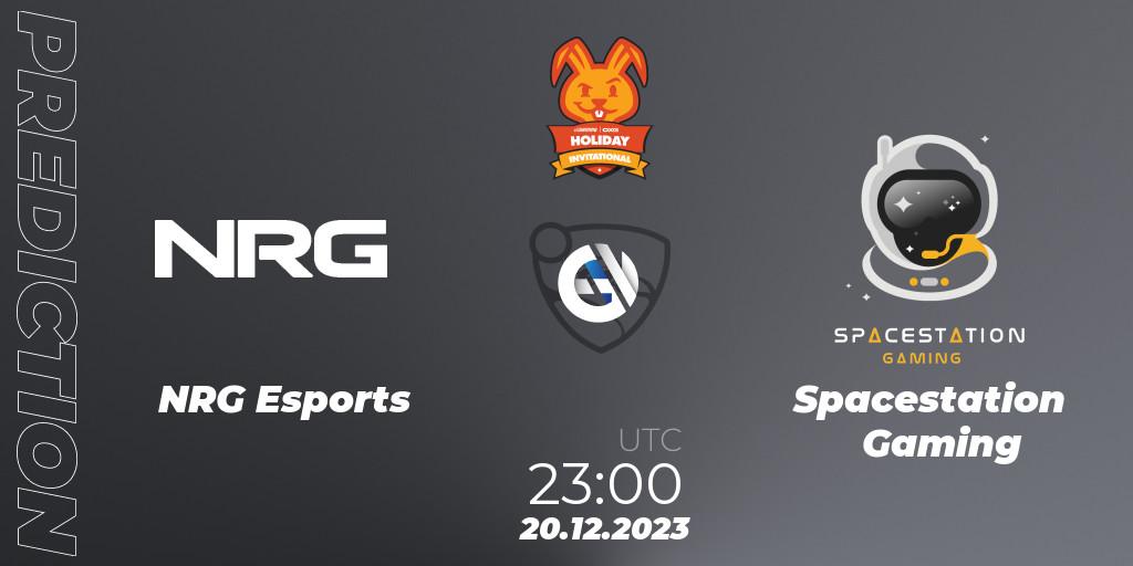 NRG Esports vs Spacestation Gaming: Match Prediction. 20.12.2023 at 23:00, Rocket League, OXG Holiday Invitational