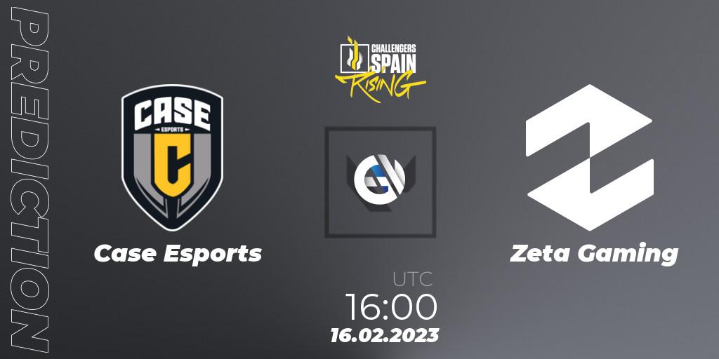 Case Esports vs Zeta Gaming: Match Prediction. 16.02.2023 at 16:00, VALORANT, VALORANT Challengers 2023 Spain: Rising Split 1