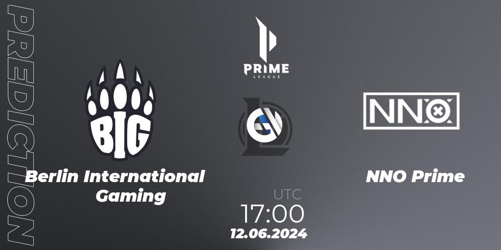Berlin International Gaming vs NNO Prime: Match Prediction. 12.06.2024 at 19:00, LoL, Prime League Summer 2024