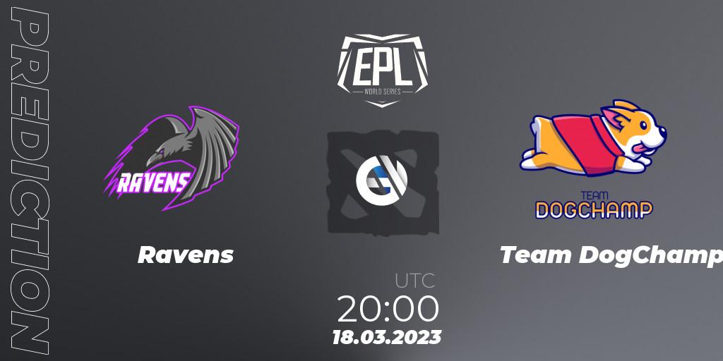 Ravens vs Team DogChamp: Match Prediction. 14.03.23, Dota 2, European Pro League World Series America Season 4