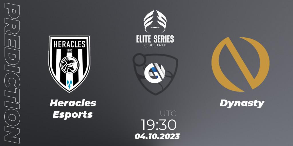 Heracles Esports vs Dynasty: Match Prediction. 04.10.2023 at 19:40, Rocket League, Elite Series Fall 2023