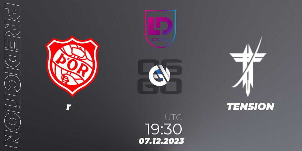 Þór vs TEN5ION: Match Prediction. 07.12.2023 at 20:30, Counter-Strike (CS2), Icelandic Esports League Season 8: Regular Season