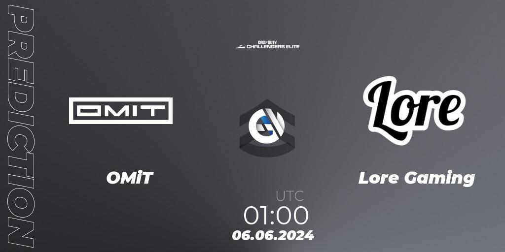 OMiT vs Lore Gaming: Match Prediction. 06.06.2024 at 00:00, Call of Duty, Call of Duty Challengers 2024 - Elite 3: NA