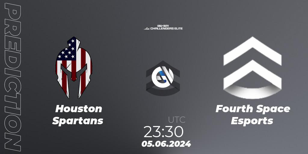 Houston Spartans vs Fourth Space Esports: Match Prediction. 05.06.2024 at 22:30, Call of Duty, Call of Duty Challengers 2024 - Elite 3: NA