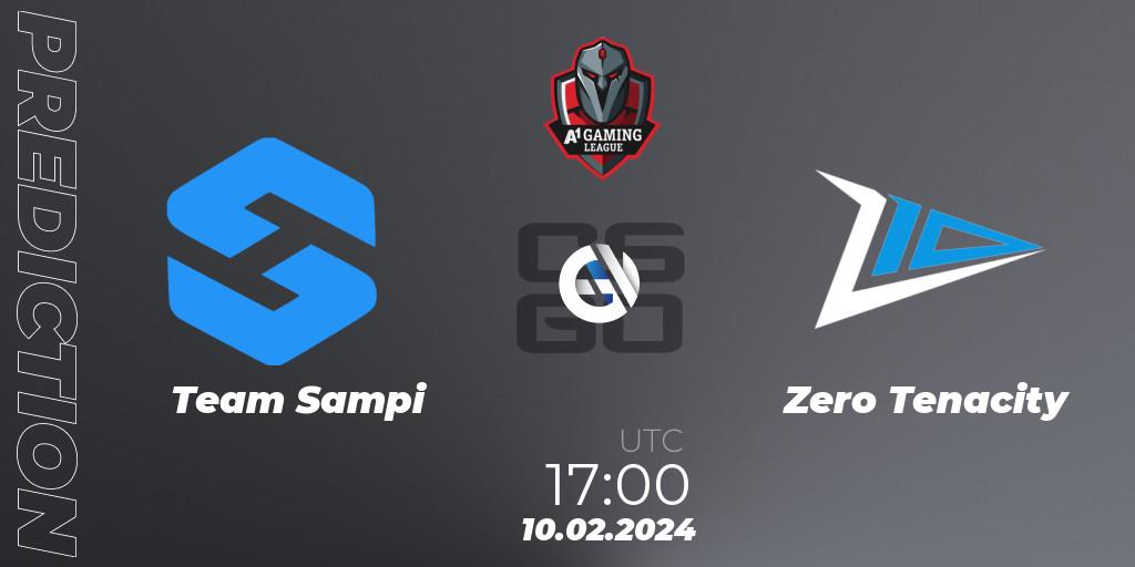 Team Sampi vs Zero Tenacity: Match Prediction. 10.02.24, CS2 (CS:GO), A1 Gaming League Season 8