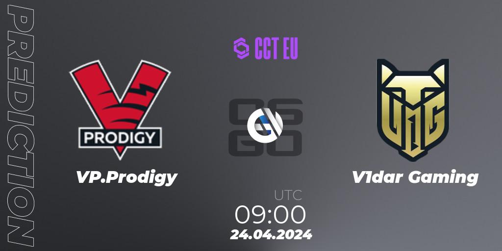 VP.Prodigy vs V1dar Gaming: Match Prediction. 24.04.2024 at 09:00, Counter-Strike (CS2), CCT Season 2 Europe Series 2 Closed Qualifier