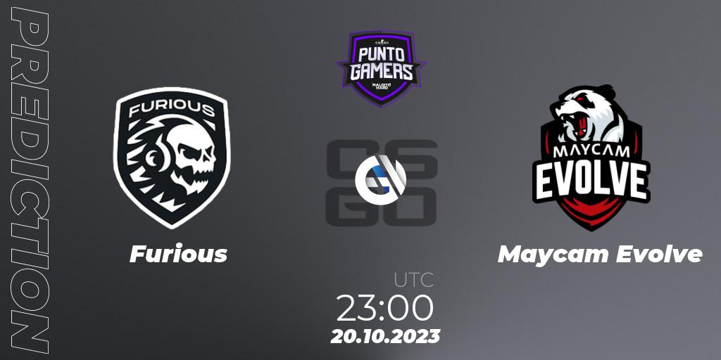 Furious vs Maycam Evolve: Match Prediction. 20.10.2023 at 23:00, Counter-Strike (CS2), Punto Gamers Cup 2023