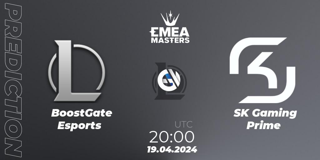 BoostGate Esports vs SK Gaming Prime: Match Prediction. 19.04.24, LoL, EMEA Masters Spring 2024 - Group Stage